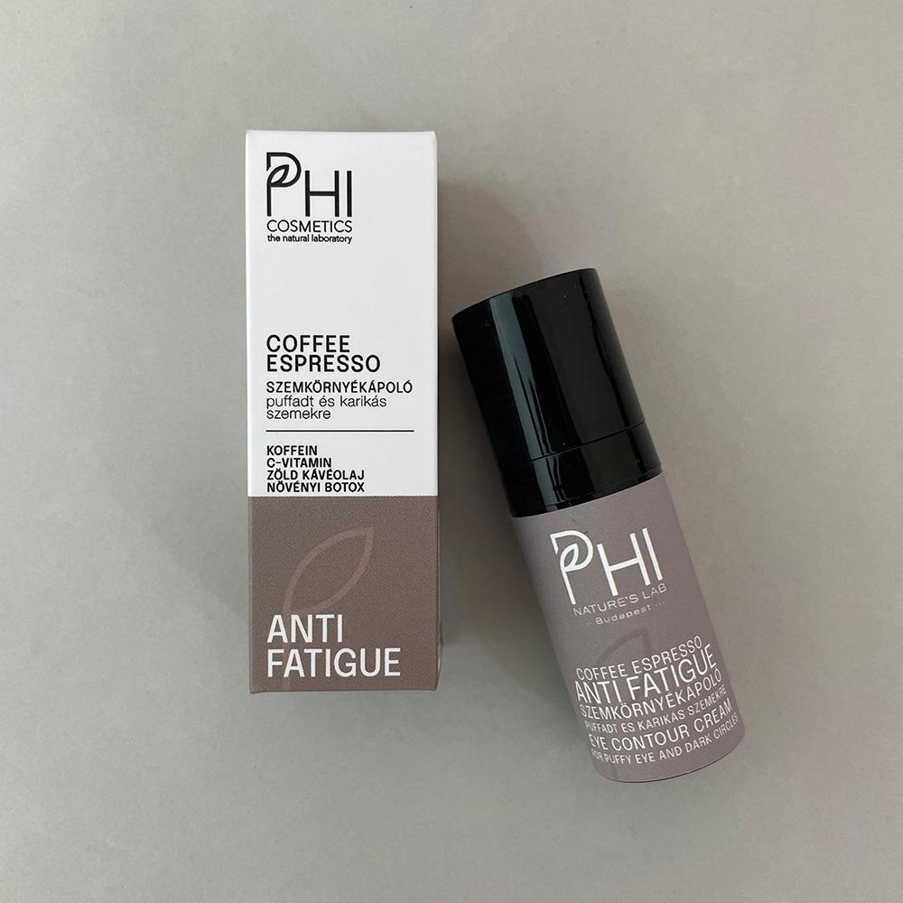 PHI Cosmetics Coffee Espresso Anti Fatigue szemkörnyékápoló